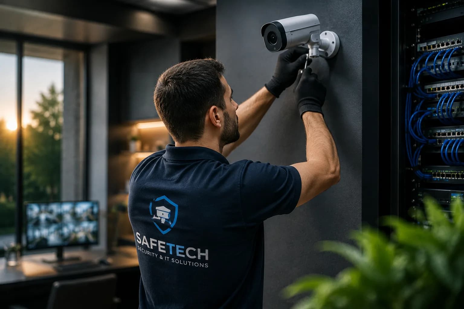 SafeTech-ის ტექნიკური დაგეგმვა და მონტაჟი