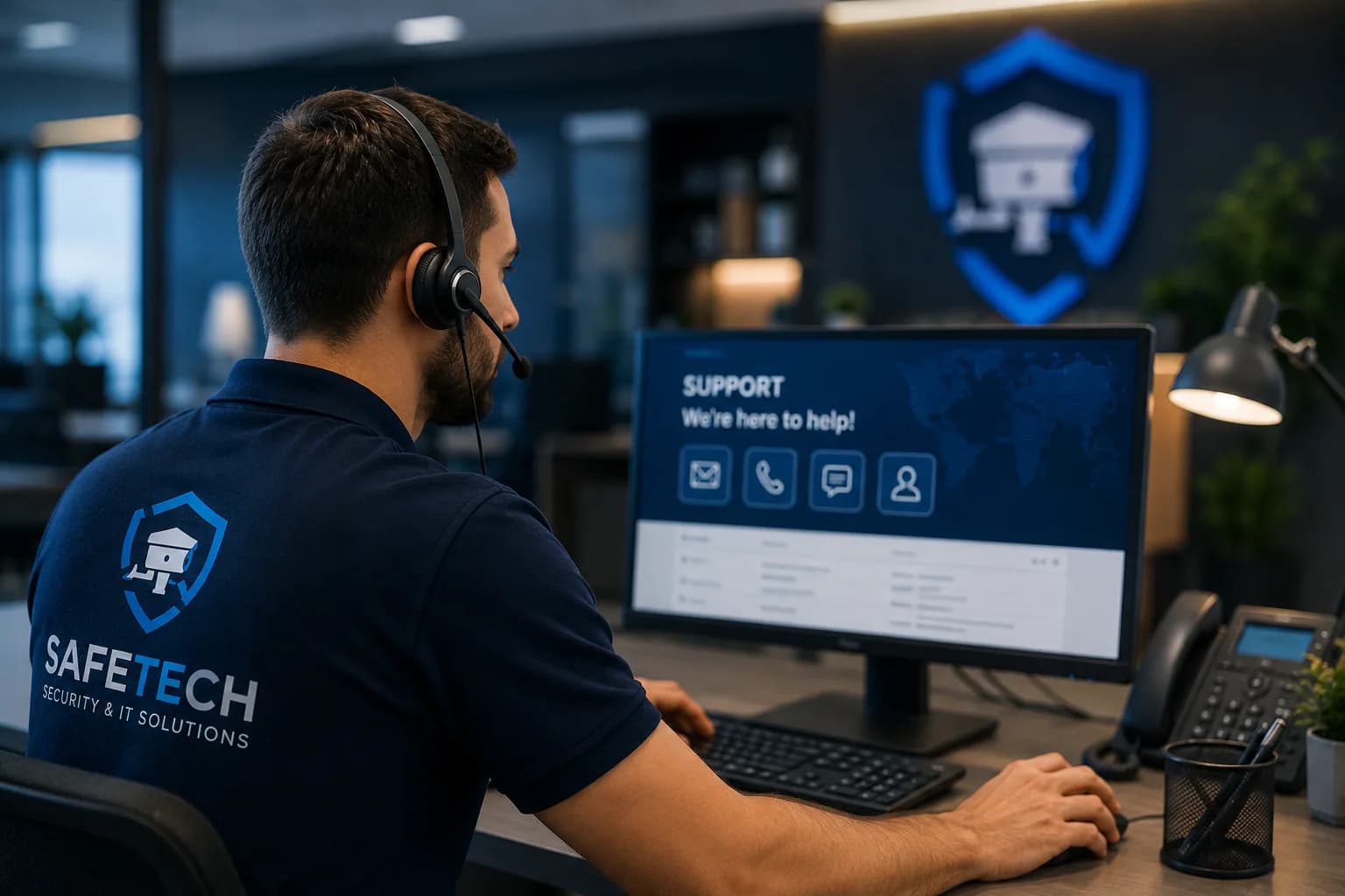SafeTech-ის IT და უსაფრთხოების მხარდაჭერა